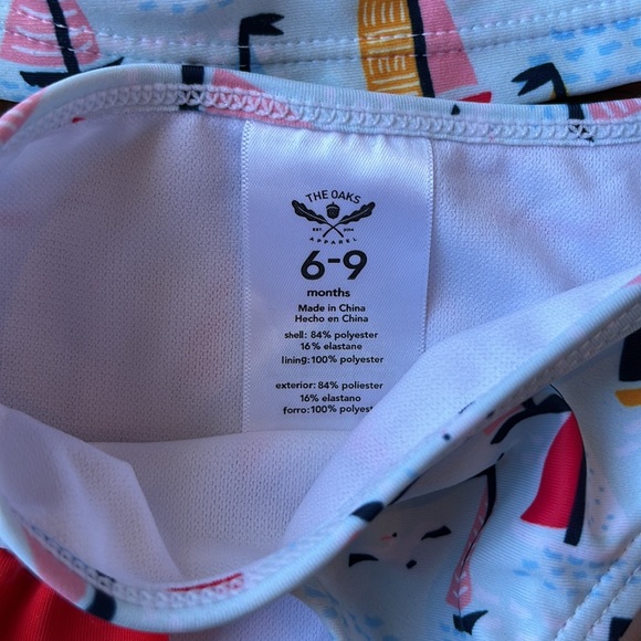 The Oaks Apparel Sailboat Swimsuit 6-9m - Picture 2 of 3